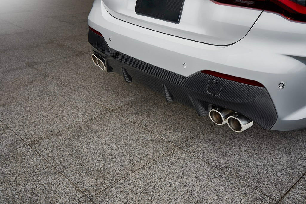 3D DESIGN STYLE REAR DIFFUSER IN DRY CARBON FIBER - BMW 4 Series (G22/G23)