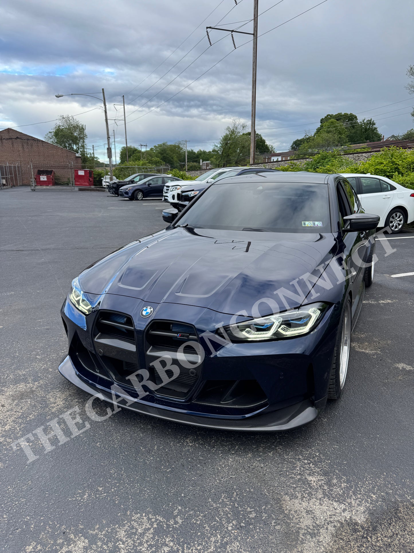TCC ONE PIECE CARBON FIBER FRONT LIP - BMW M3/M4 (G80/G81/G82/G83)