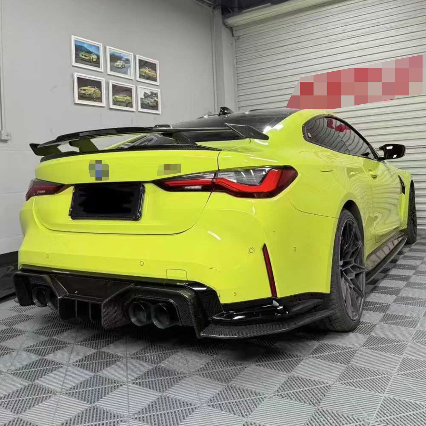 ADRO STYLE REAR DIFFUSER IN DRY CARBON FIBER - BMW M3/M4 (G80/G82/G83)