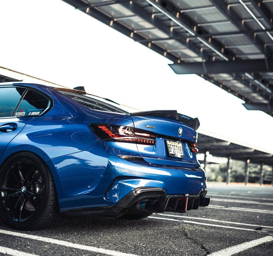 KARBEL STYLE CARBON FIBER REAR DIFFUSER - BMW 3 SERIES G20/G28