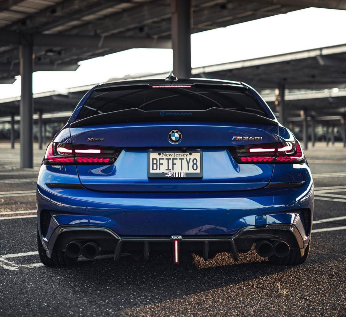 KARBEL STYLE CARBON FIBER REAR DIFFUSER - BMW 3 SERIES G20/G28