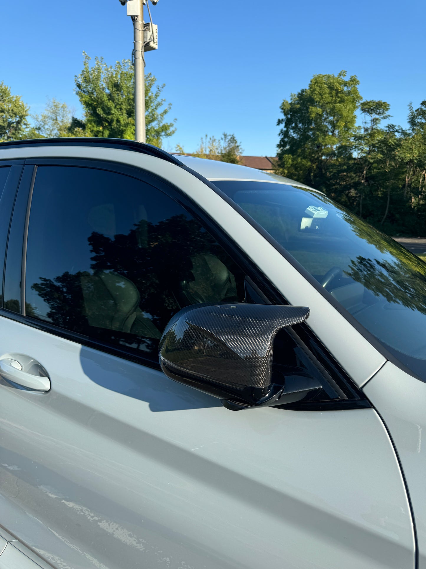 OEM STYLE DRY CARBON FIBER MIRROR CAPS - BMW X3M (F97 LCI) (2022+)