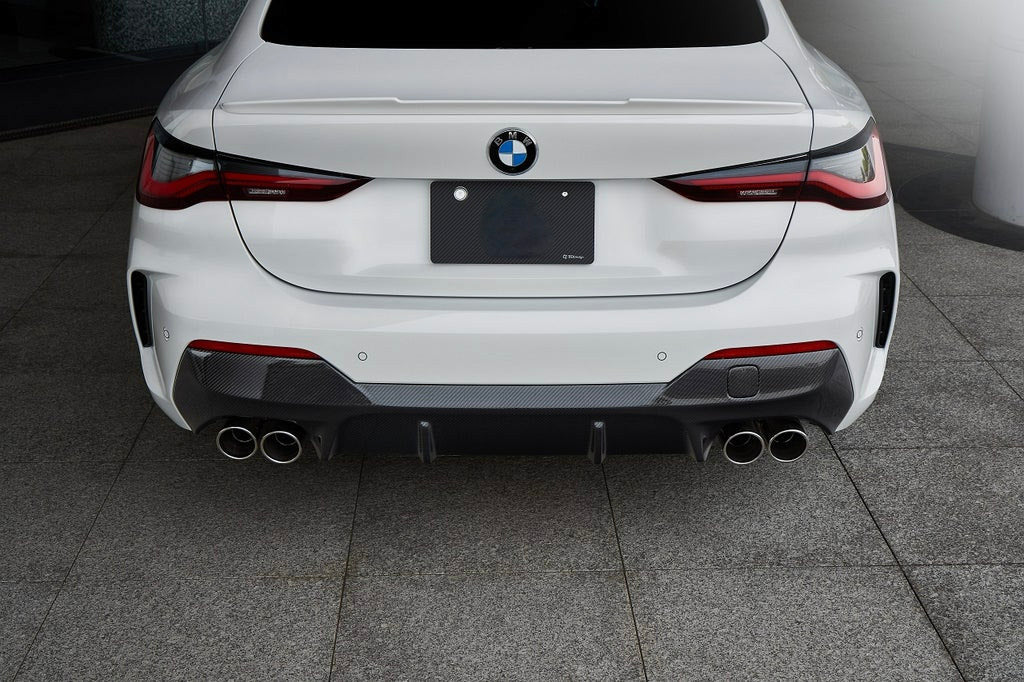 3D DESIGN STYLE REAR DIFFUSER IN DRY CARBON FIBER - BMW 4 Series (G22/G23)