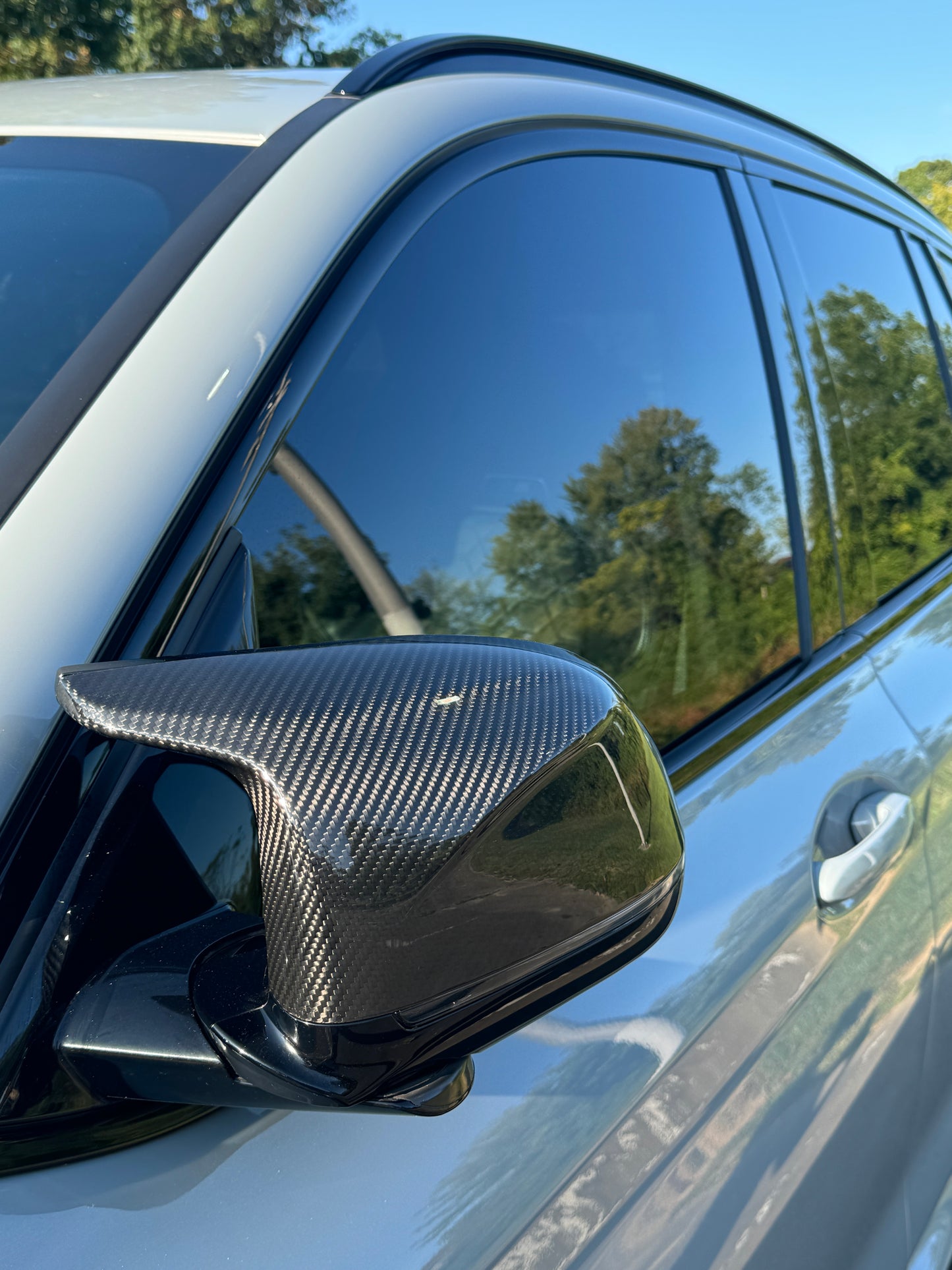 OEM STYLE DRY CARBON FIBER MIRROR CAPS - BMW X3M (F97 LCI) (2022+)