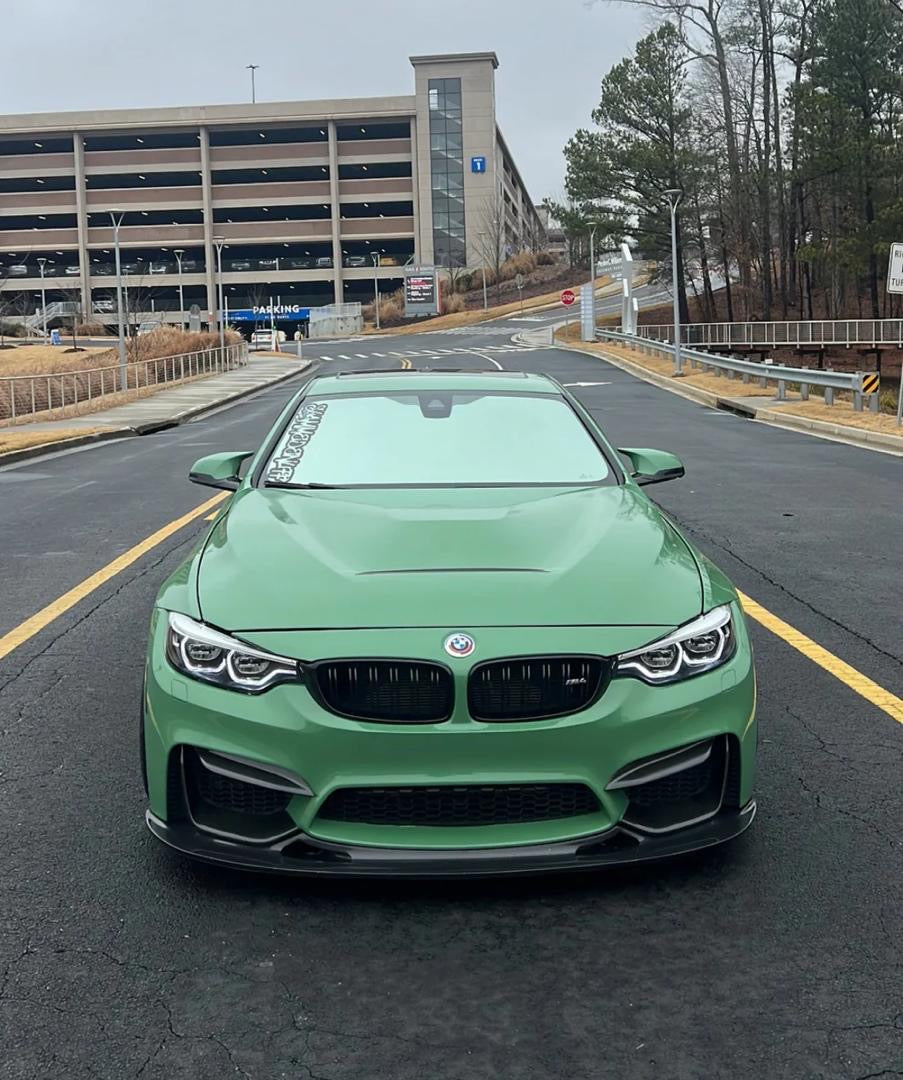 GT4 FRONT LIP WET CARBON FIBER  - BMW M3/M4 F80/F82/F83