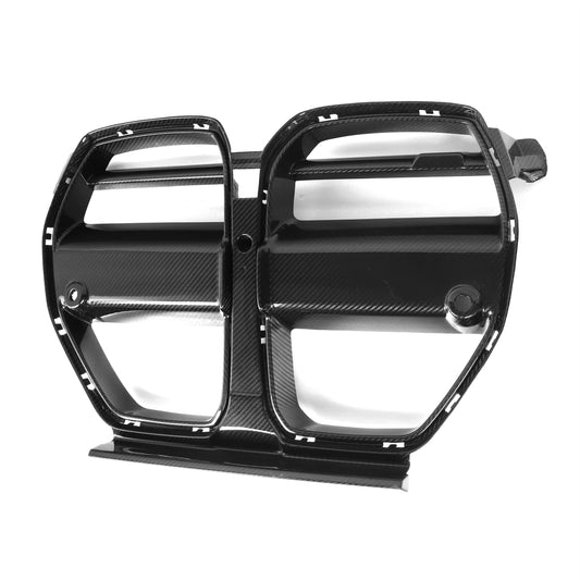 V STYLE V2 FRONT GRILL IN DRY CARBON FIBER - BMW M3/M4 (G80/G82/G83)