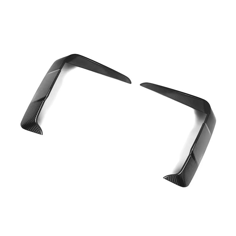SQ STYLE FRONT CANARDS IN DRY CARBON FIBER - BMW 4 SERIES (G22/G23)