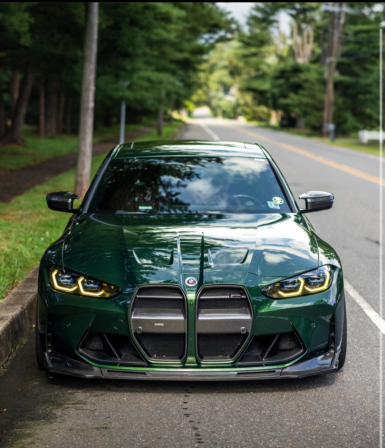 VORSTEINER STYLE FRONT LIP IN DRY CARBON FIBER - BMW M3/M4 (G80/G82/G83)