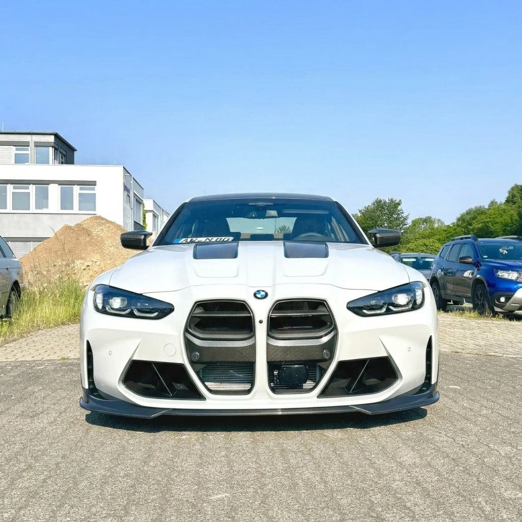 ALPHA N STYLE FRONT GRILL IN DRY CARBON FIBER - BMW M3/M4 (G80/G82/G83)