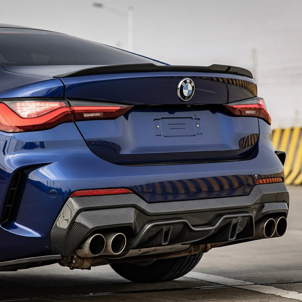 SQ STYLE REAR DIFFUSER IN DRY CARBON FIBER - BMW 4 Series (G22/G23)