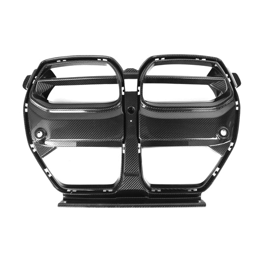 ALPHA N STYLE FRONT GRILL IN DRY CARBON FIBER - BMW M3/M4 (G80/G82/G83)