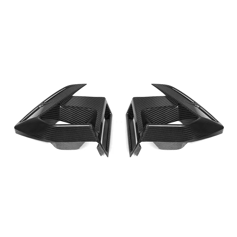 SQ STYLE DRY CARBON FRONT FENDER SPLITTER - BMW X3M (F97 LCI) (2022+)