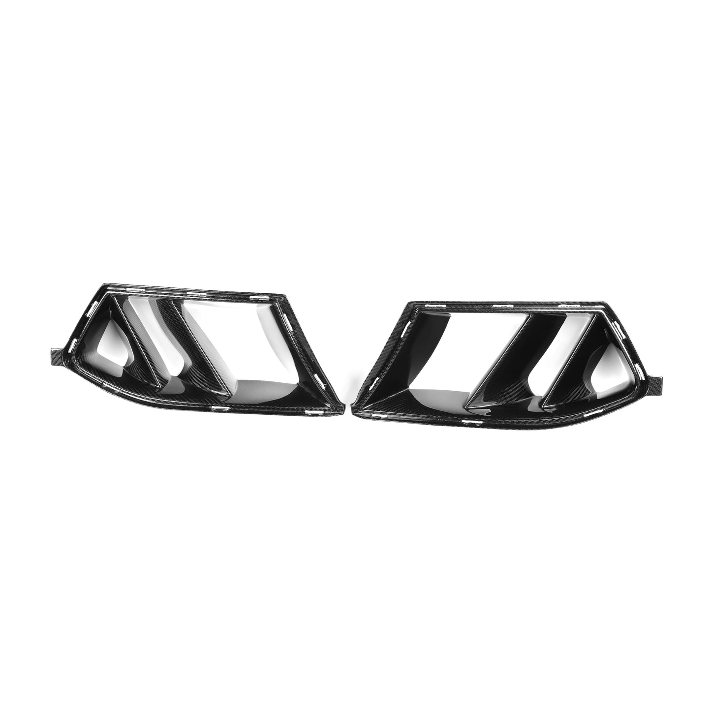 TCC DUAL SLATS STYLE FRONT AIR DUCTS IN DRY CARBON FIBER - BMW M3/M4 (G80/G82/G83)