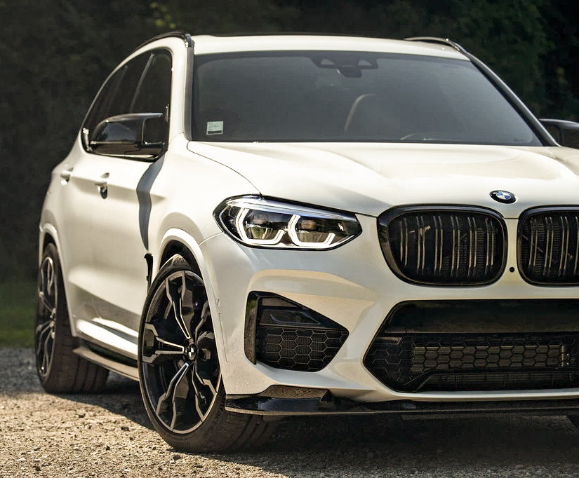 3D STYLE DRY CARBON FIBER FRONT LIP - BMW X3M (F97 PRE-LCI) (2019-2021)