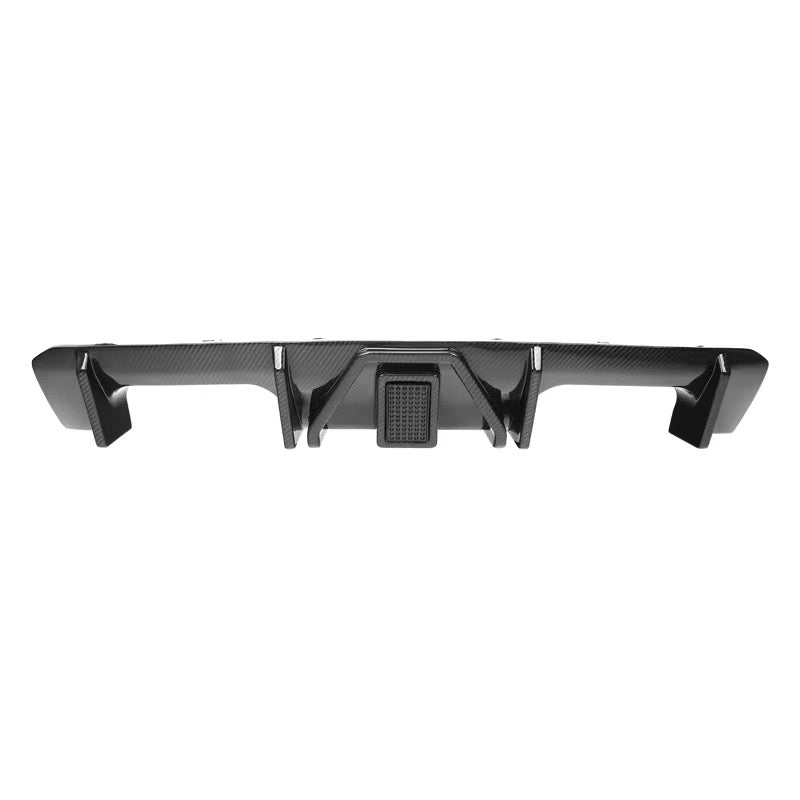 STRAIGHT FIN STYLE REAR DIFFUSER IN DRY CARBON FIBER - BMW M3/M4 (G80/G82/G83)