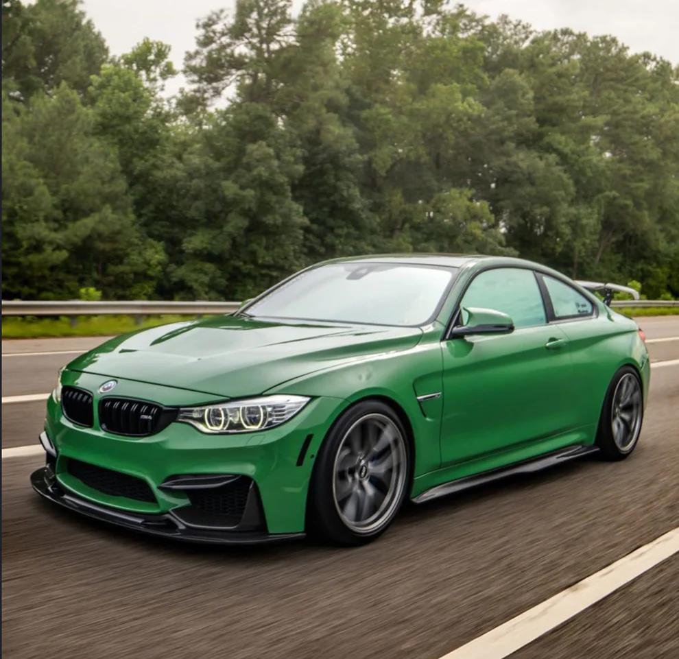 GT4 FRONT LIP WET CARBON FIBER  - BMW M3/M4 F80/F82/F83
