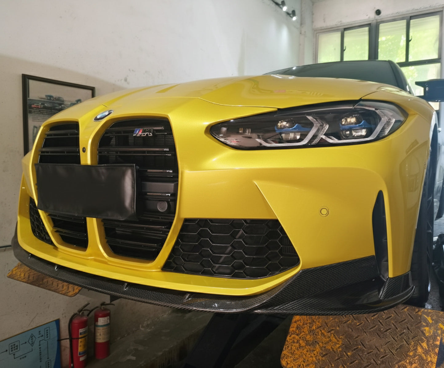 CT Style ONE PIECE Dry Carbon Fiber Front Lip - BMW M3/M4 (G80/G81/G82/G83)