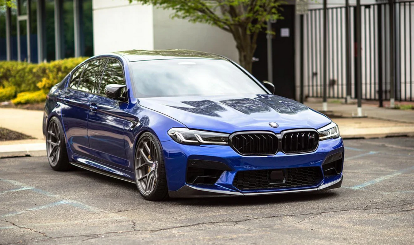 LCI M PERFORMANCE STYLE FRONT LIP + SPLITTERS IN DRY CARBON FIBER BMW M5 (F90) 2021-2023