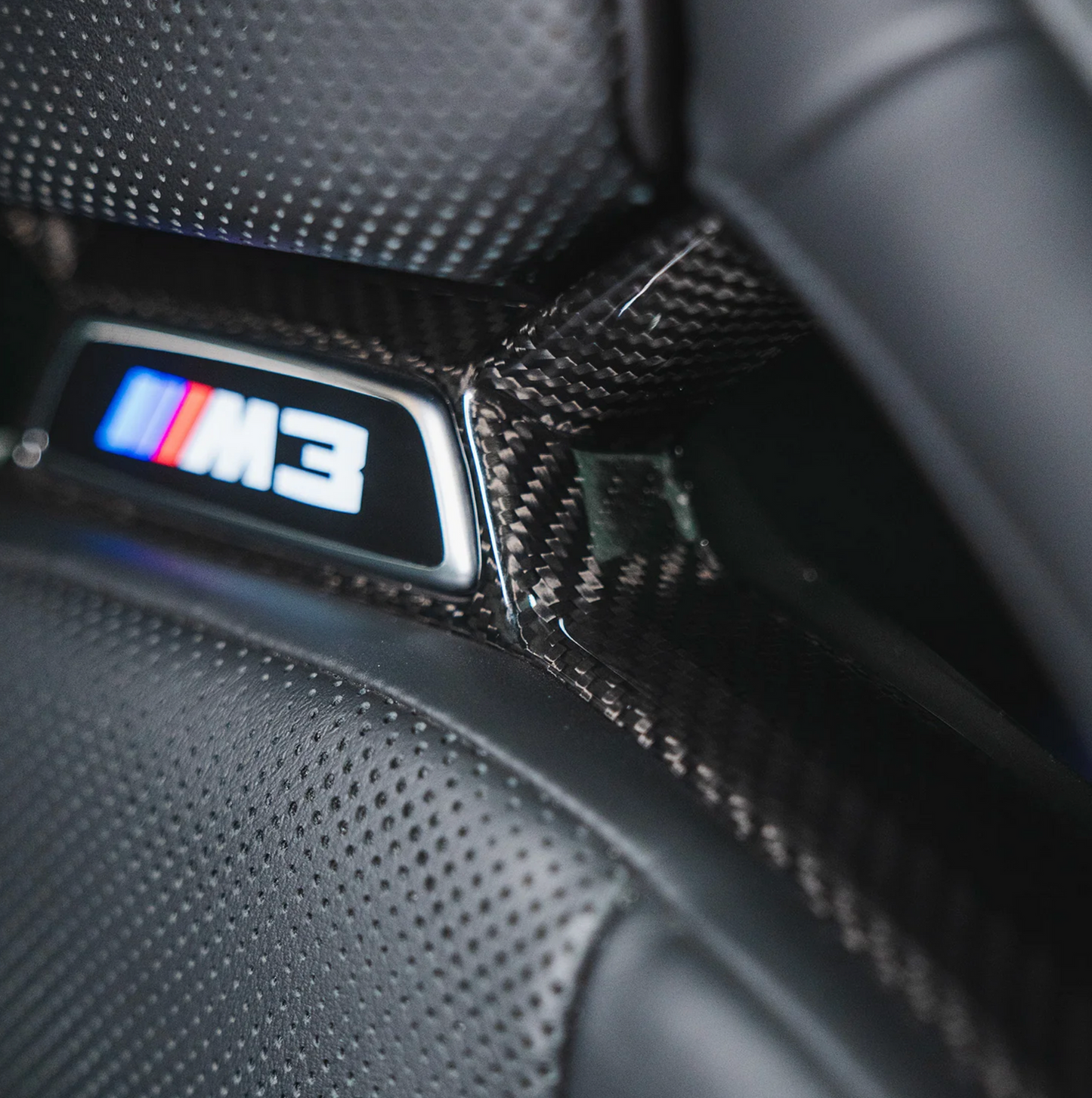 CARBON FIBER BUCKET SEAT INSERT TRIM (SET) - BMW M2/M3/M4 (G87/G80/G82/G83)