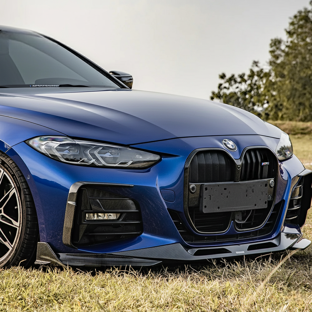 SQ FRONT LIP IN DRY CARBON FIBER - BMW 4 Series (G22/G23)