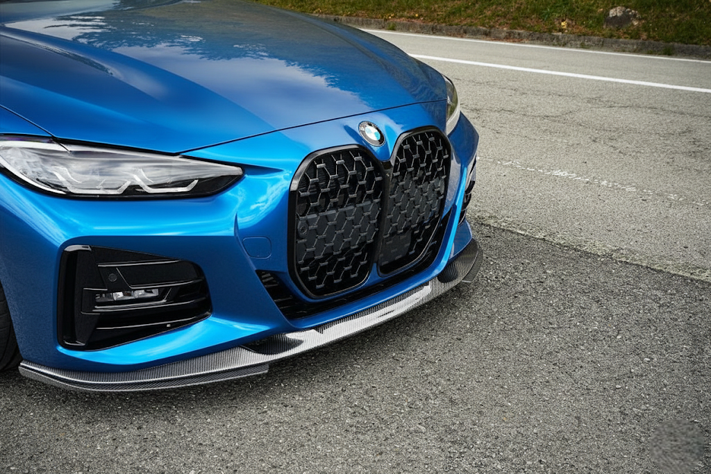 3D DESIGN STYLE FRONT LIP IN CARBON FIBER - BMW 4 Series (G22/G23)