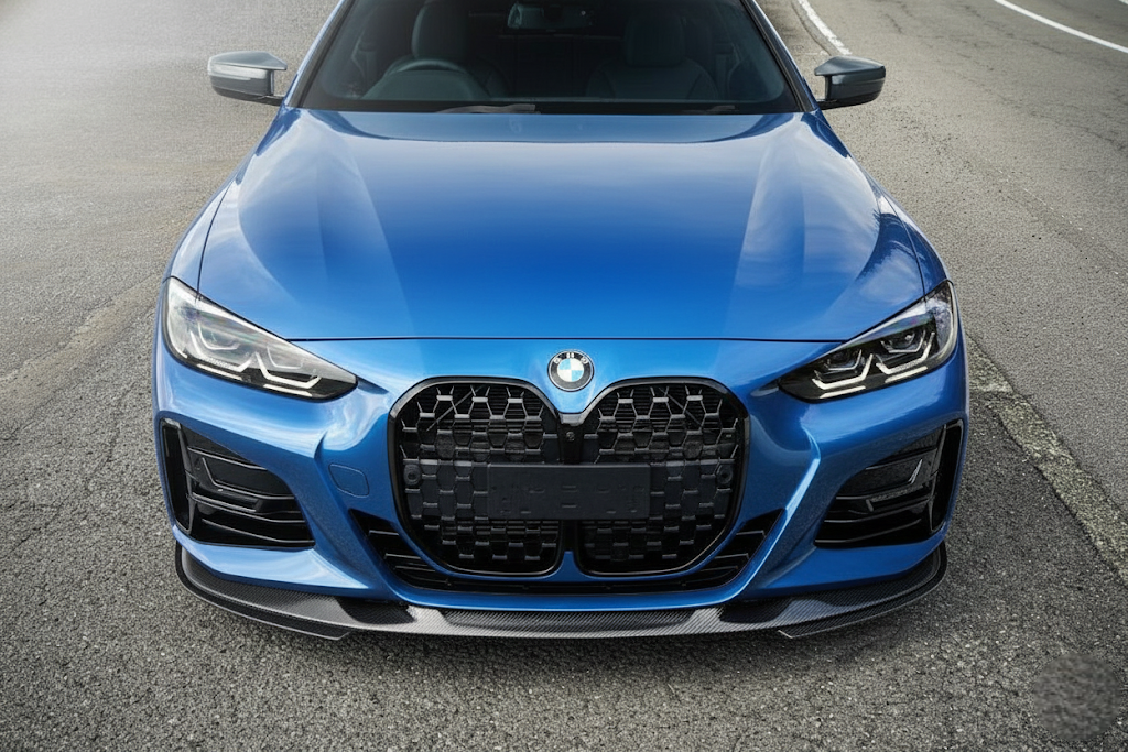 3D DESIGN STYLE FRONT LIP IN CARBON FIBER - BMW 4 Series (G22/G23)