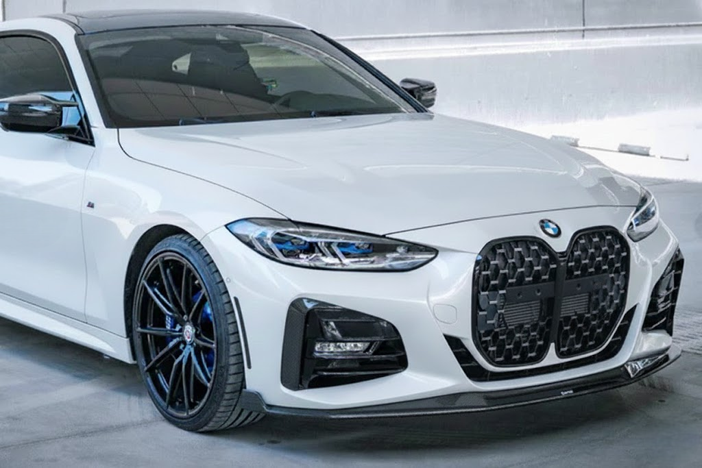 KARBEL STYLE FRONT LIP IN CARBON FIBER (1 piece lip) - BMW 4 Series (G22/G23)