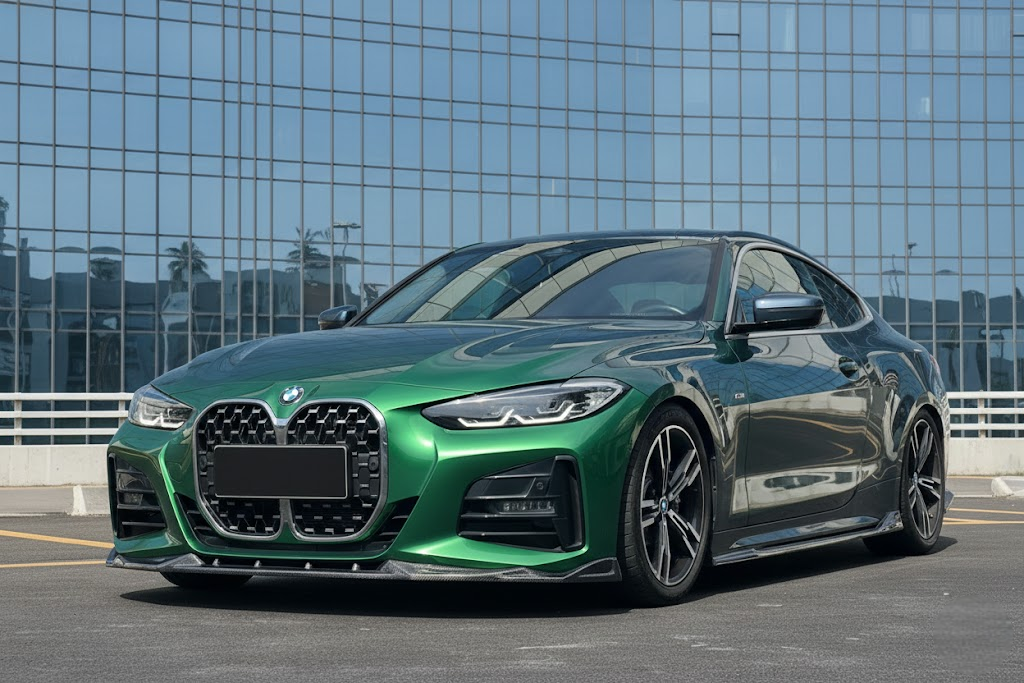 MAX STYLE FRONT LIP IN CARBON FIBER - BMW 4 Series (G22/G23)