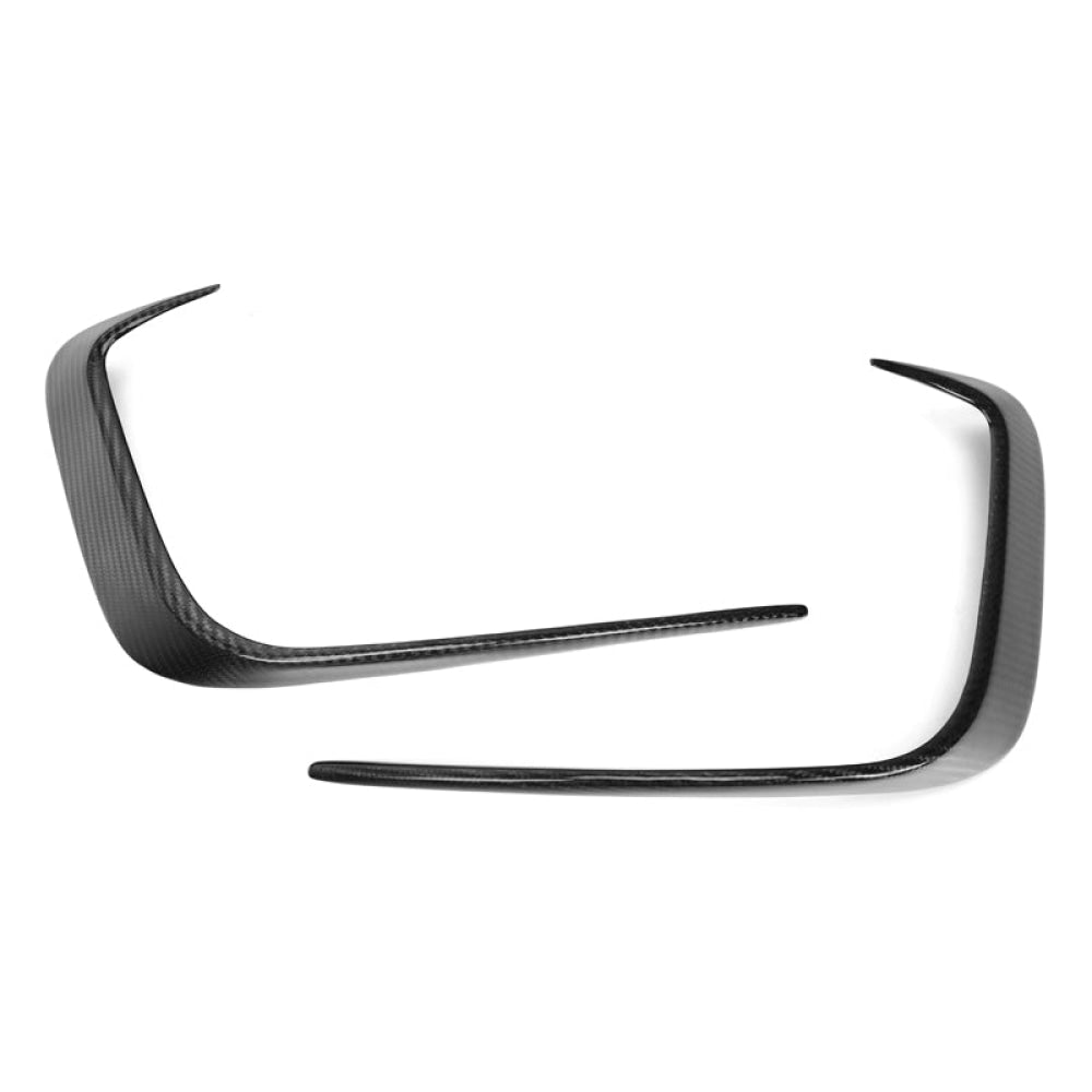 REAR BUMPER CARBON FIBER CANARDS - BMW 3 SERIES G20/G28
