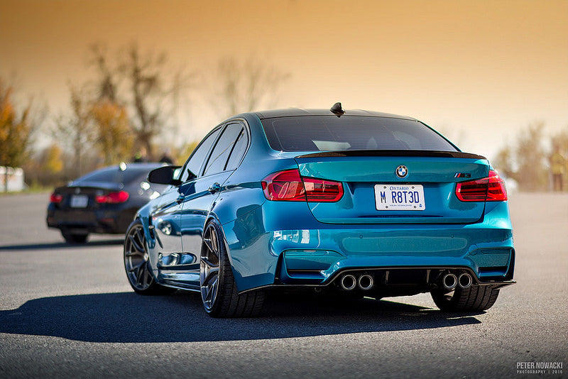 3D STYLE REAR DIFFUSER IN CARBON FIBER - BMW M3/M4 F80/F82/F83