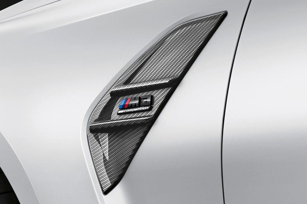 M PERFORMANCE STYLE SIDE BADGES IN DRY CARBON FIBER - BMW M3/M4 (G80/G82/G83)