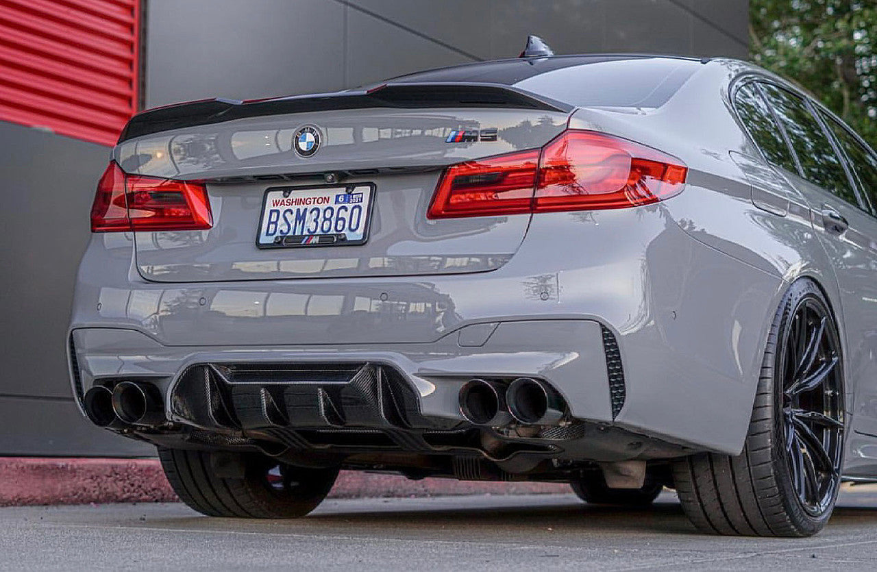 M PERFORMANCE STYLE CARBON FIBER REAR DIFFUSER - BMW M5 (F90) 2018-2020