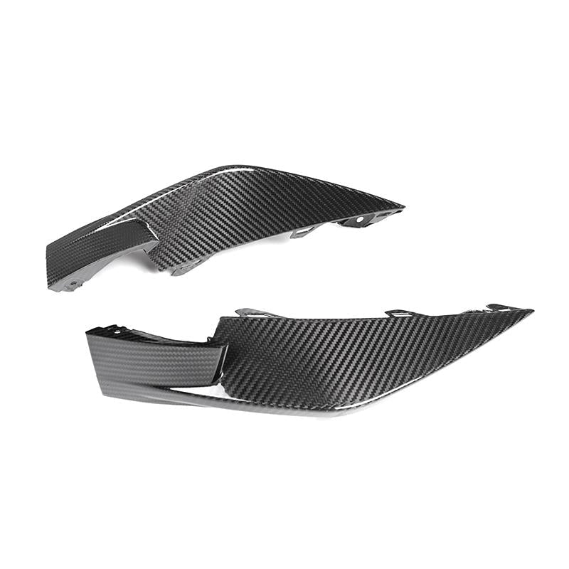 FRONT CORNER SPLITTERS REPLACEMENT IN DRY CARBON FIBER - BMW M3/M4 (G80/G82)