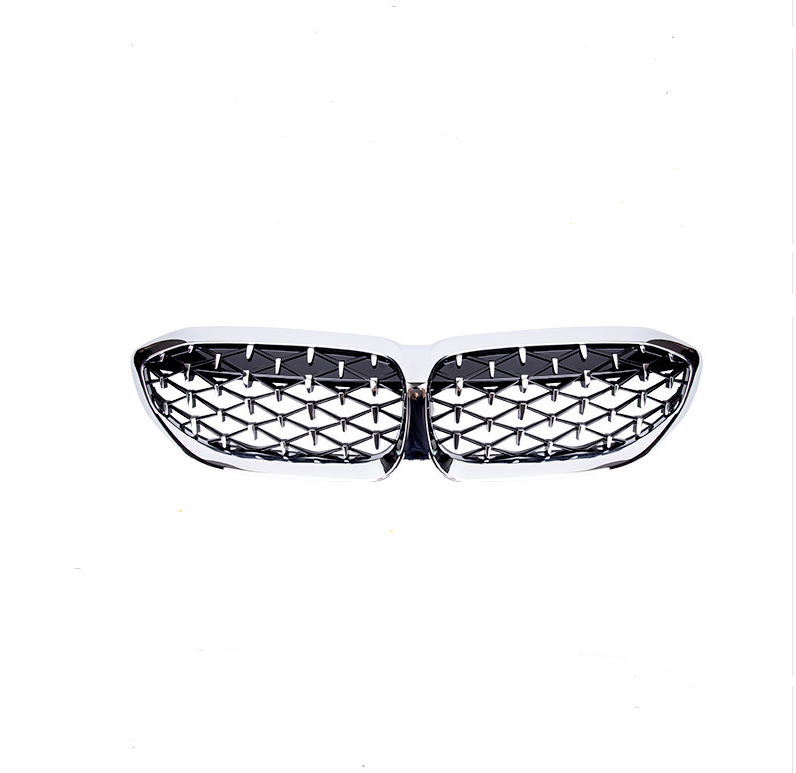 DIAMOND STYLE FRONT KIDNEY GRILL (GLOSS/CARBON FIBER) - BMW 3 SERIES G20/G28