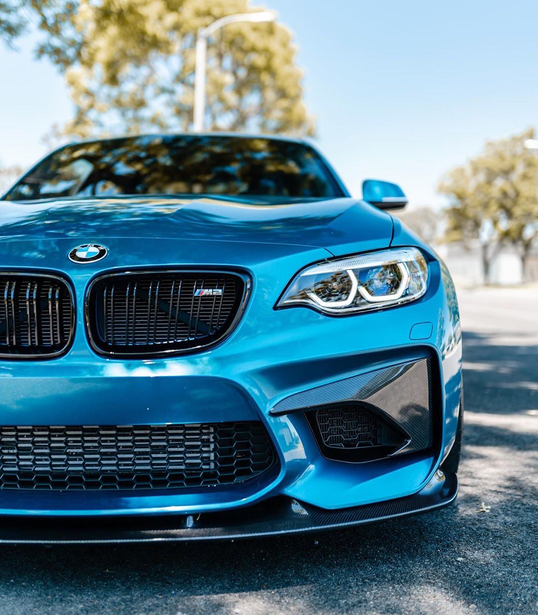CARBON FIBER UPPER SPLITTERS - BMW M2 (F87) 2016-2018