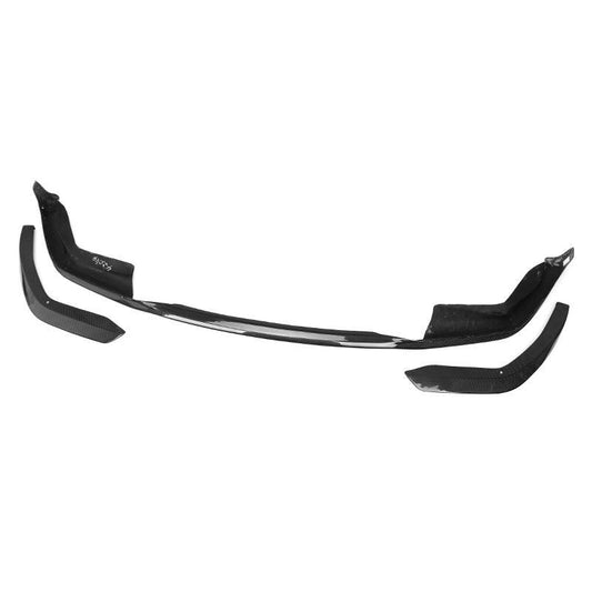 3PC M PERFORMANCE STYLE CARBON FIBER FRONT LIP - BMW 3 SERIES G20/G28