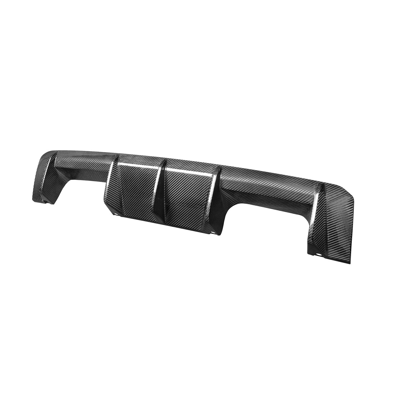 STRAIGHT FIN STYLE REAR DIFFUSER IN DRY CARBON FIBER - BMW M3/M4 (G80/G82/G83)