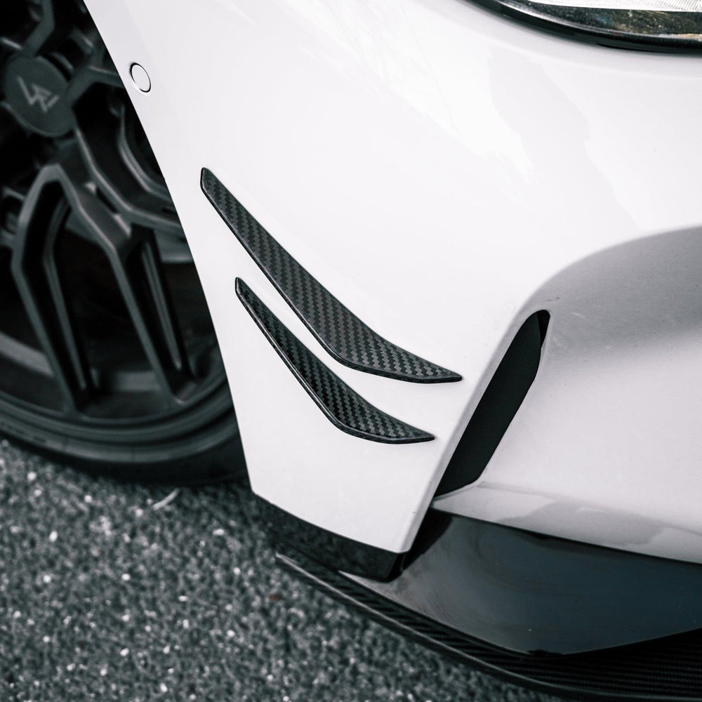 M PERFORMANCE STYLE CANARDS IN DRY CARBON FIBER - BMW M3/M4 (G80/G82/G83)