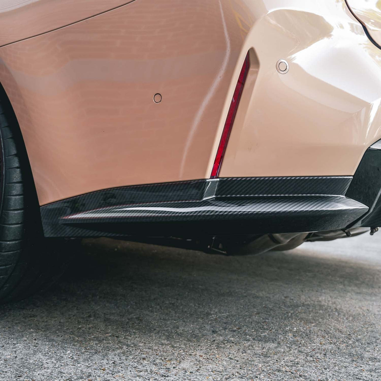 BMW M3/M4 OEM Style Rear Side Winglet Diffuser In Dry Carbon Fiber (G80 ...