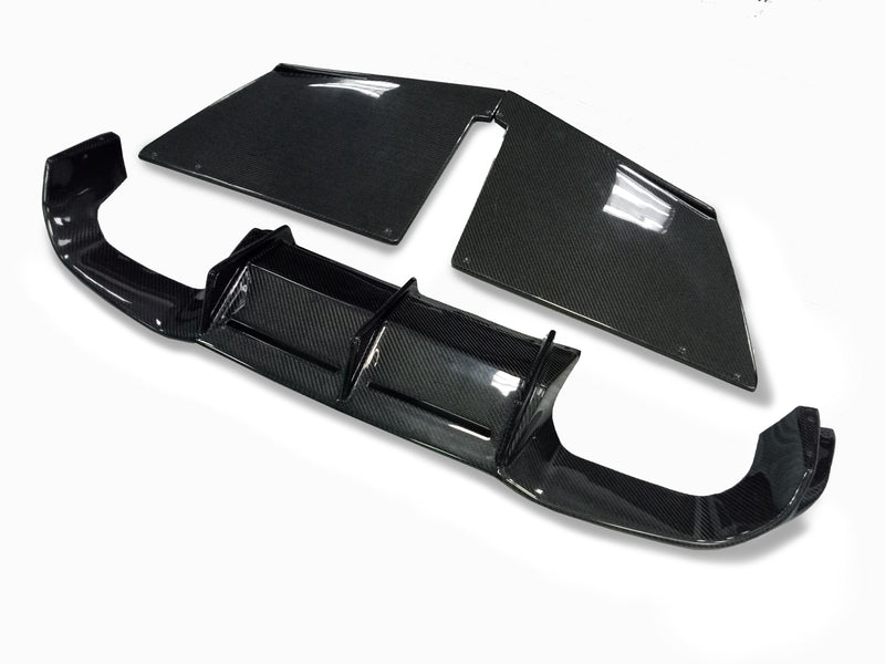 MTC STYLE CARBON FIBER REAR DIFFUSER - BMW M2/M2C (F87) 2016-2019+