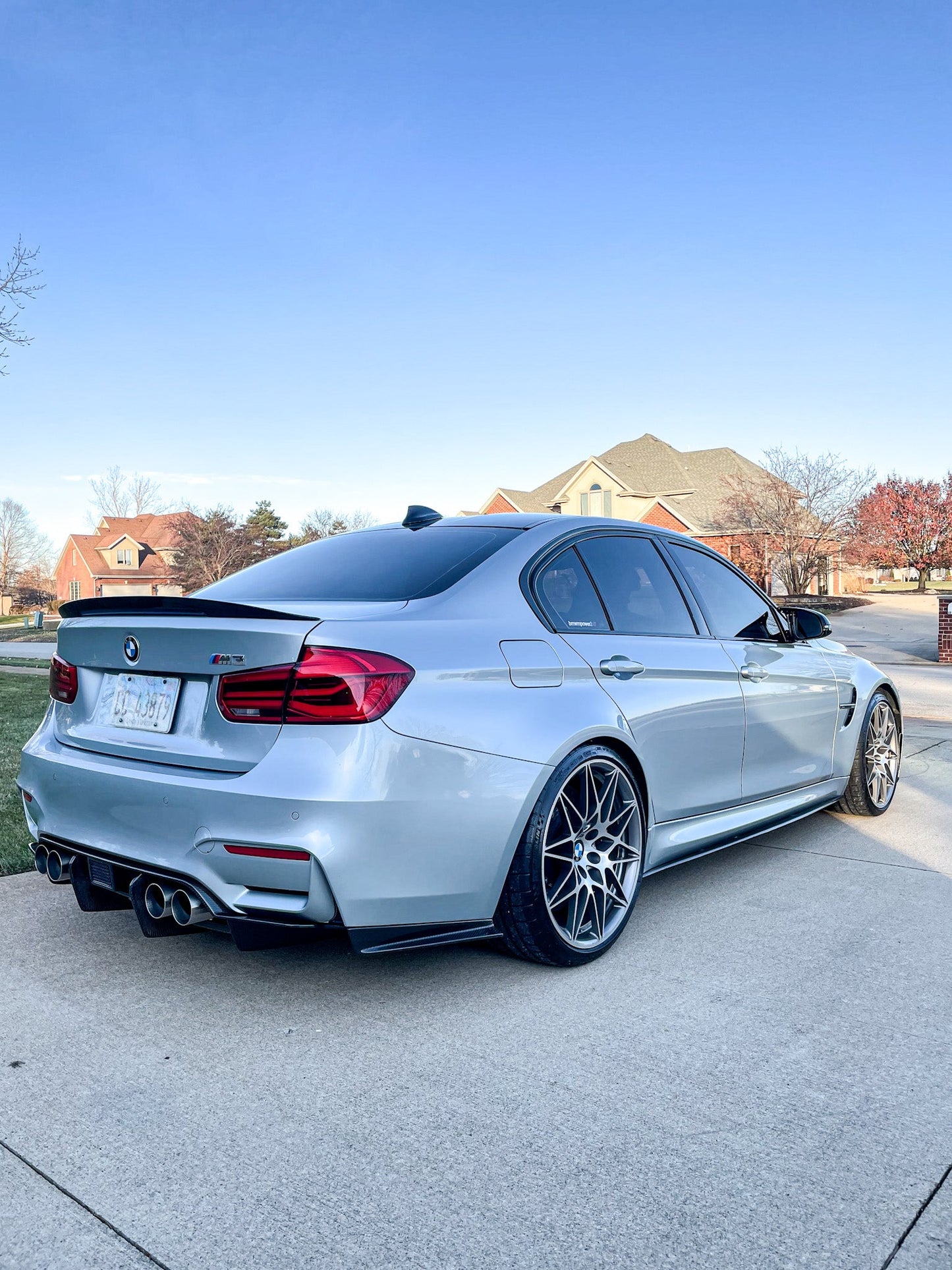 PSM STYLE REAR DIFFUSER IN CARBON FIBER - BMW M3/M4 F80/F82/F83