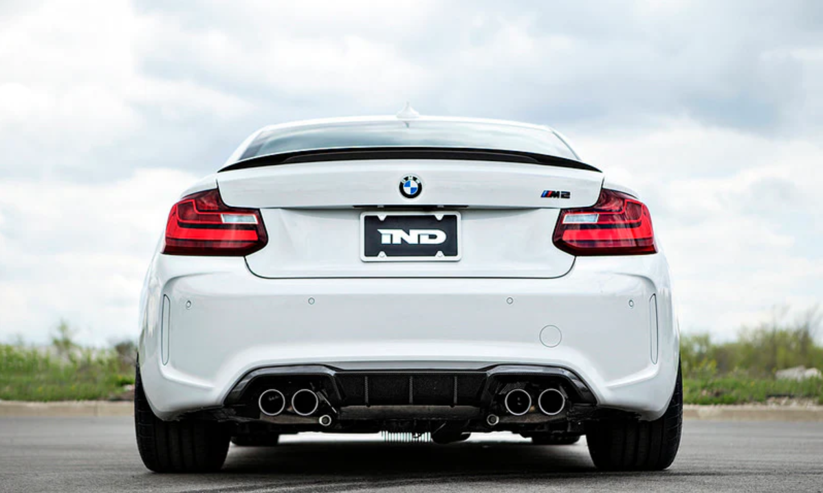 M PERFORMANCE STYLE CARBON FIBER REAR DIFFUSER - BMW M2/M2C (F87) 2016-2019+